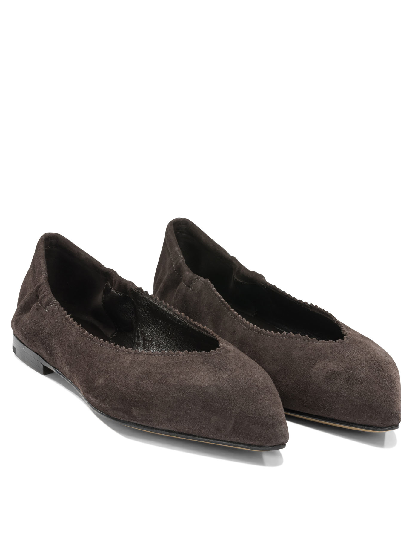[Pomme D'Or] Flat shoes FW26 1200BCAMOSCIO COFFEE