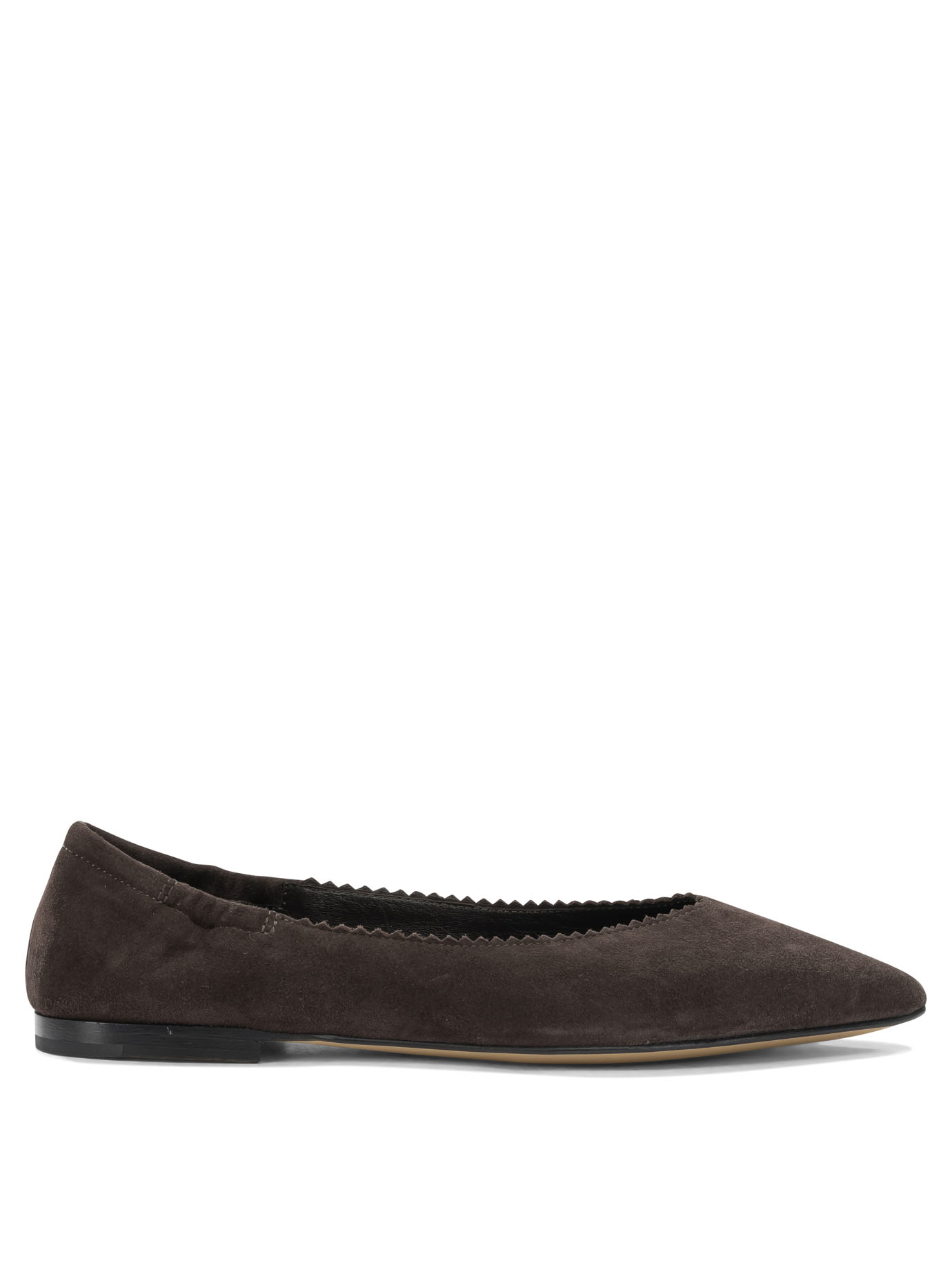 [Pomme D'Or] Flat shoes FW26 1200BCAMOSCIO COFFEE