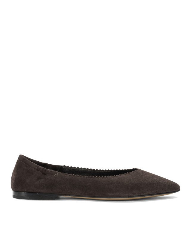 [Pomme D'Or] Flat shoes FW26 1200BCAMOSCIO COFFEE