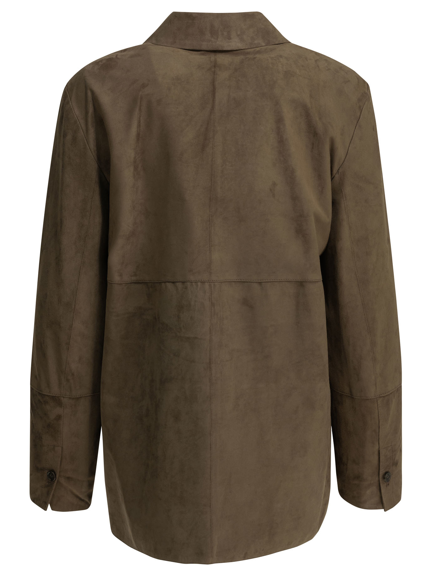 [Max Mara S] Leather Jacket FW26 2629446011600SMMGOCCE001