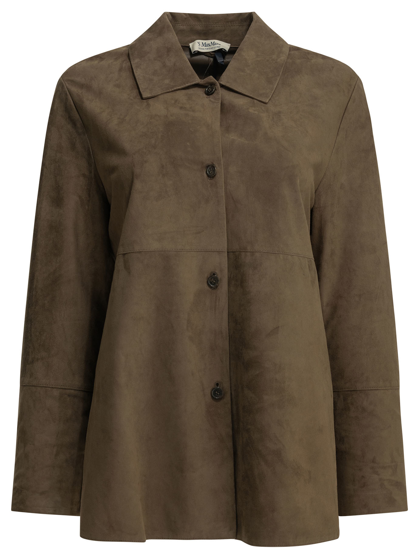 [Max Mara S] Leather Jacket FW26 2629446011600SMMGOCCE001