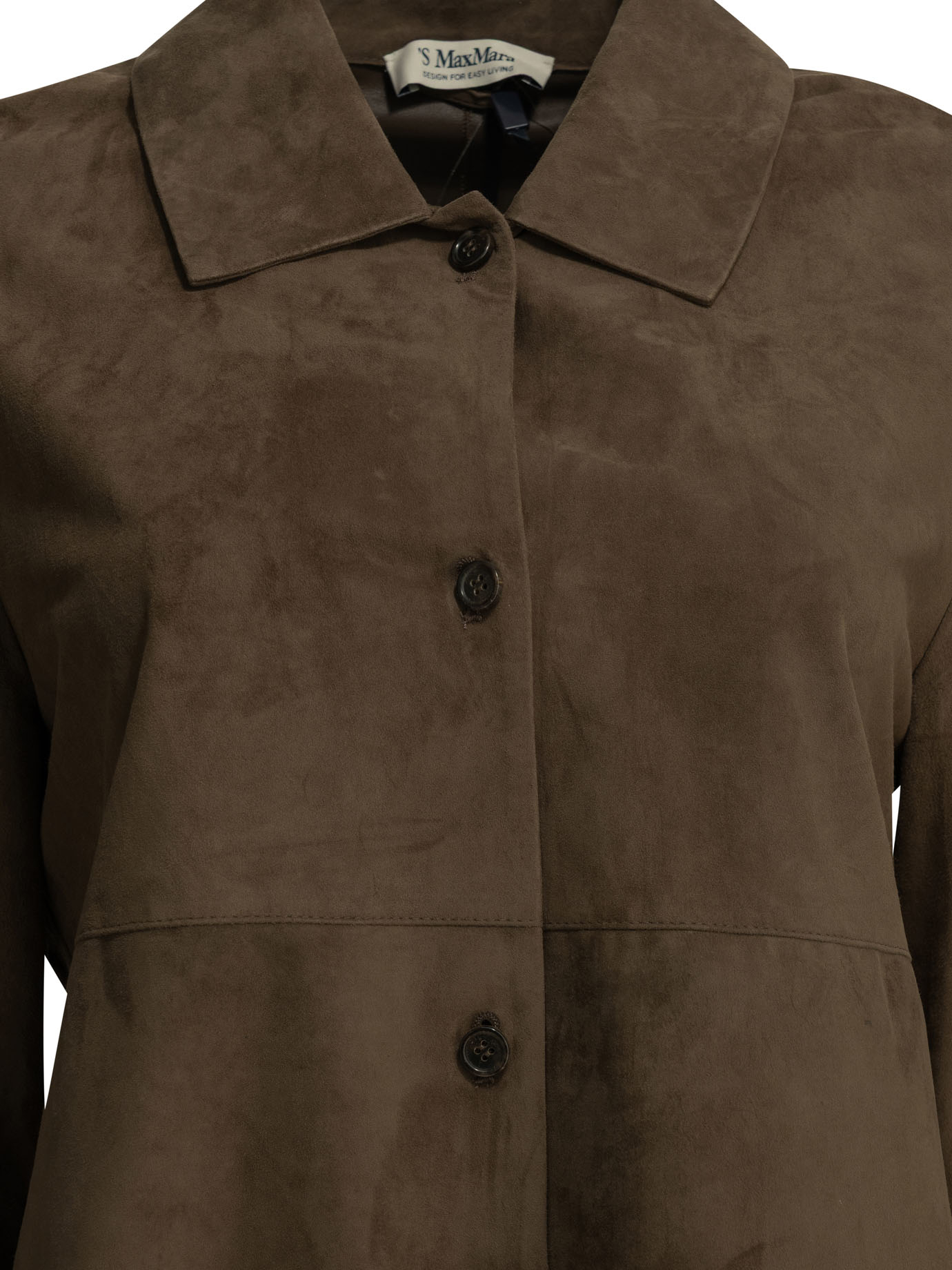 [Max Mara S] Leather Jacket FW26 2629446011600SMMGOCCE001