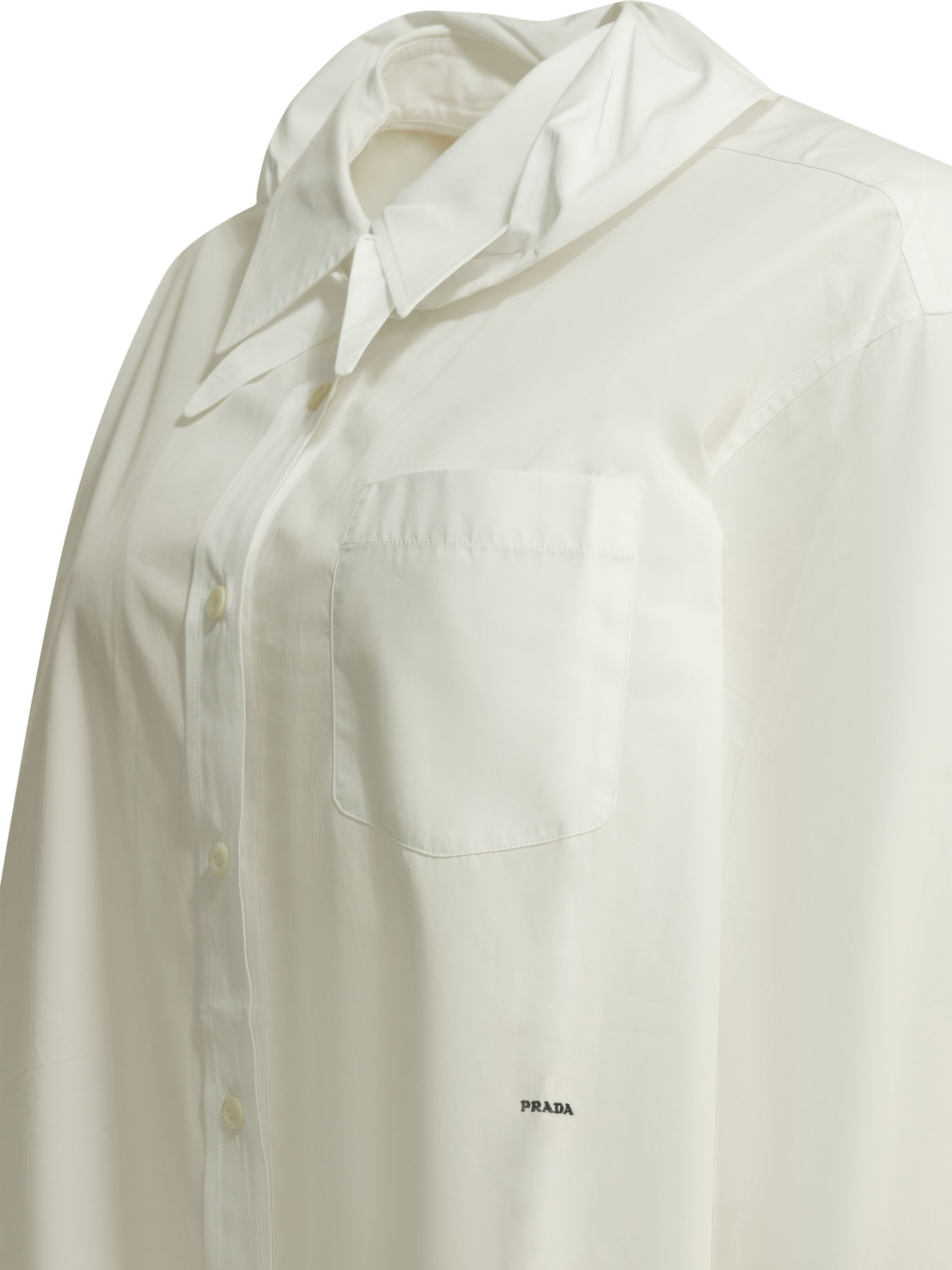 [Prada] Shirt FW26 P470JR6283F0009 S OOO