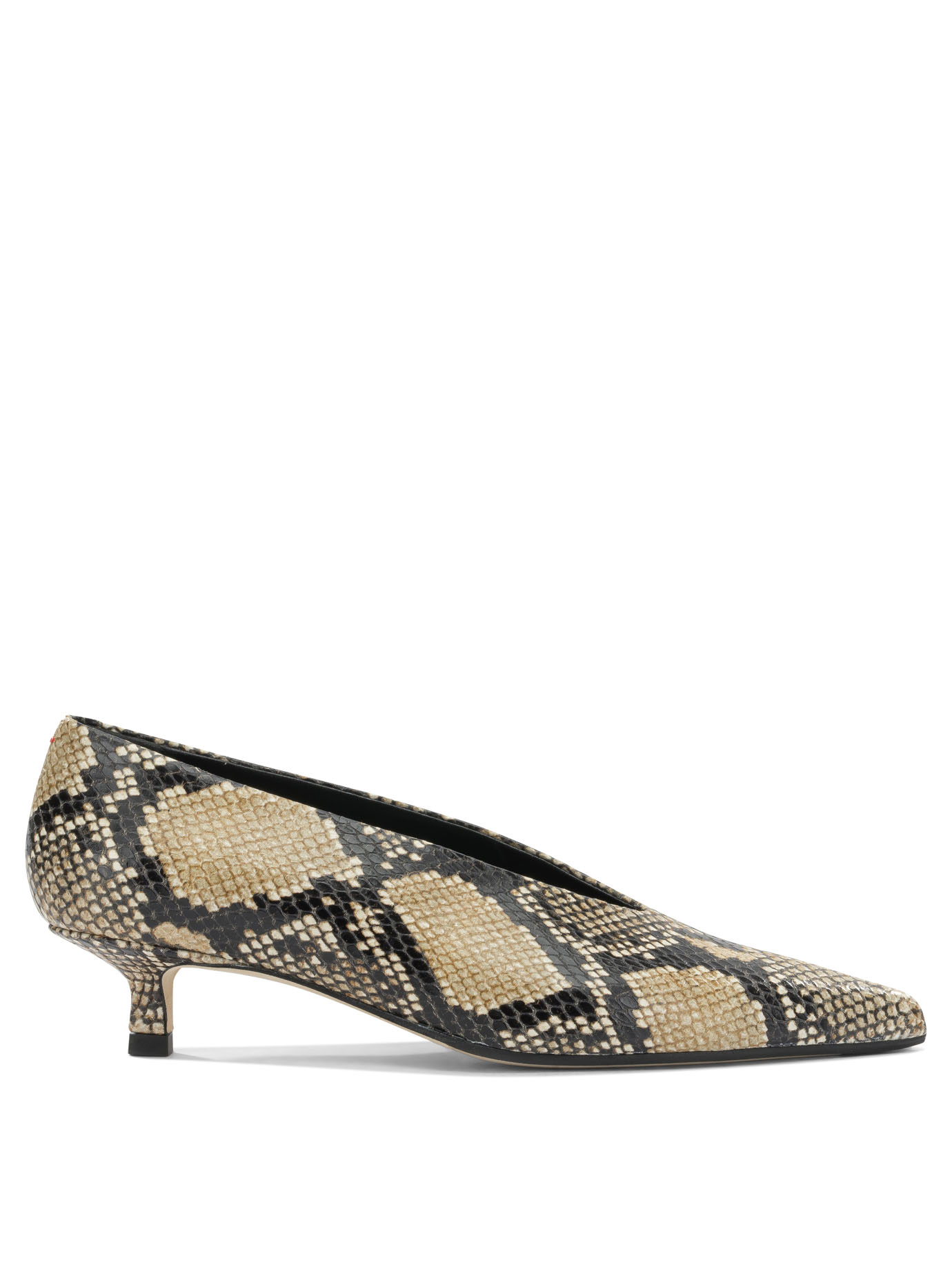 [Aeyde] Pumps FW26 CLARASNAKE PRINT CALF LEATHERHAZELNUT