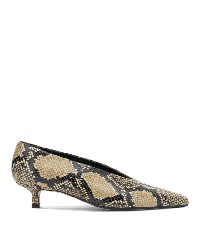 [Aeyde] Pumps FW26 CLARASNAKE PRINT CALF LEATHERHAZELNUT