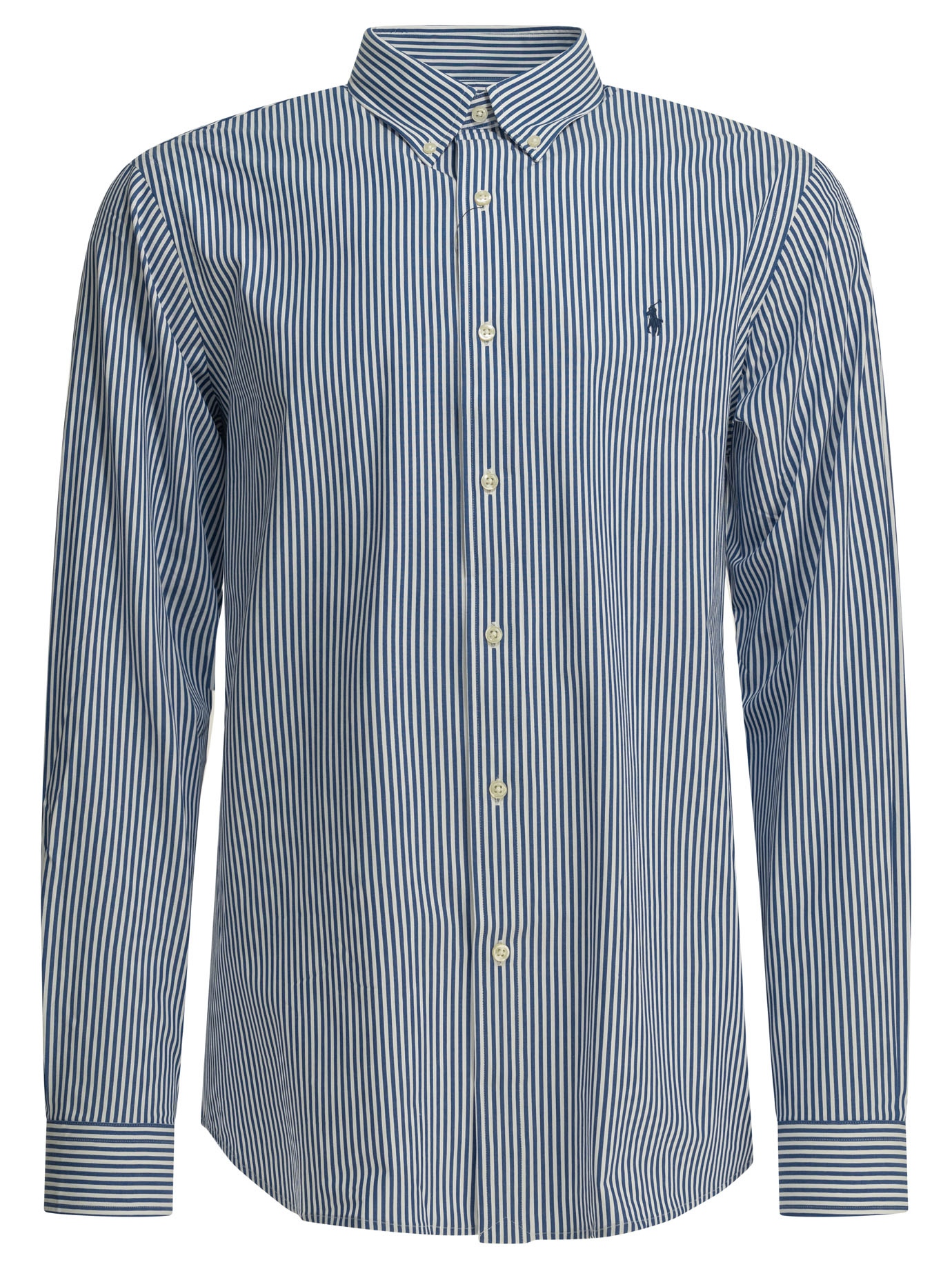 [Polo Ralph Lauren] Shirts FW26 710928255008BLUE/WHITE BENGAL STRIP