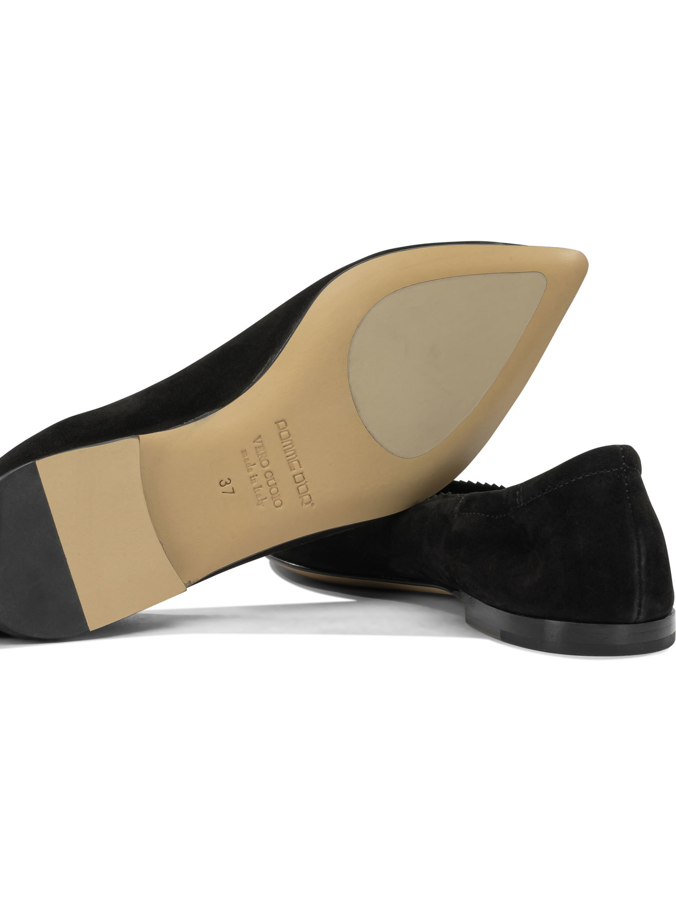 [Pomme D'Or] Flat shoes FW26 1200BCAMOSCIO NERO