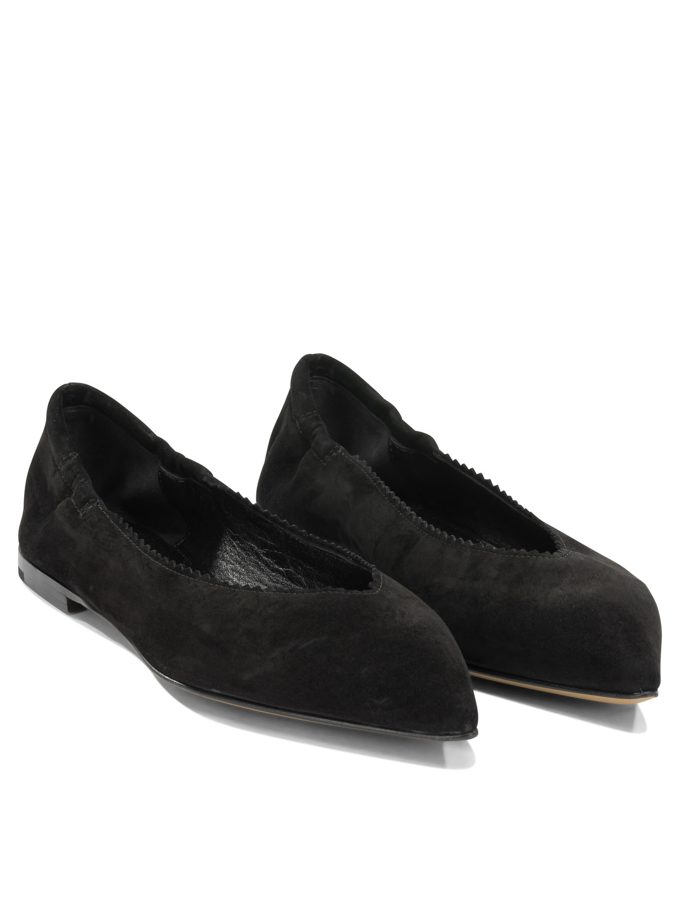 [Pomme D'Or] Flat shoes FW26 1200BCAMOSCIO NERO