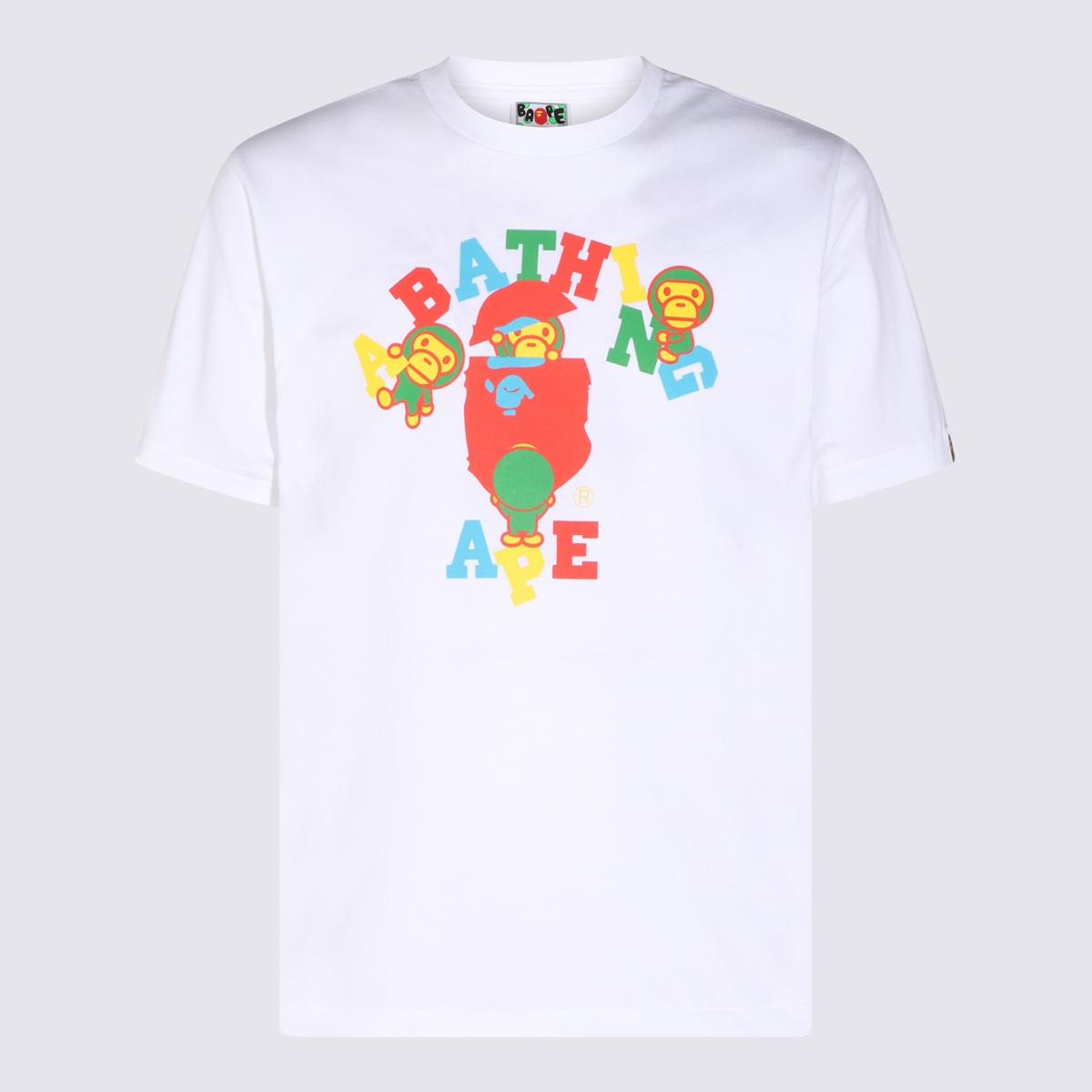 [BAPE] T-shirts Short Sleeve SS26 002TEM301010MWHITE