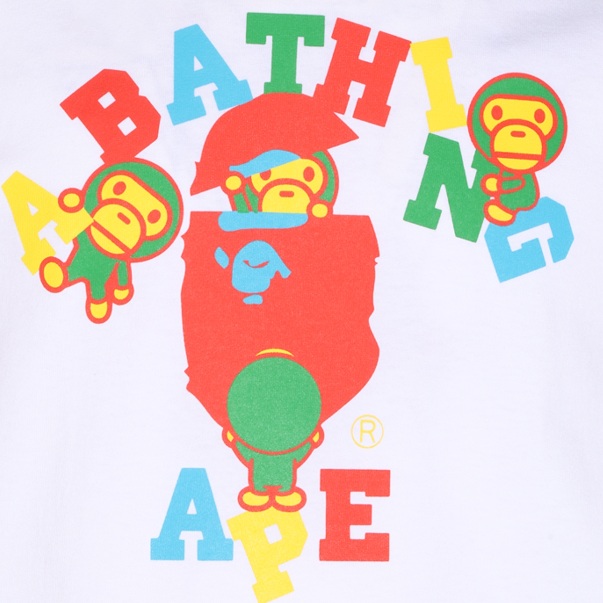 [BAPE] T-shirts Short Sleeve SS26 002TEM301010MWHITE