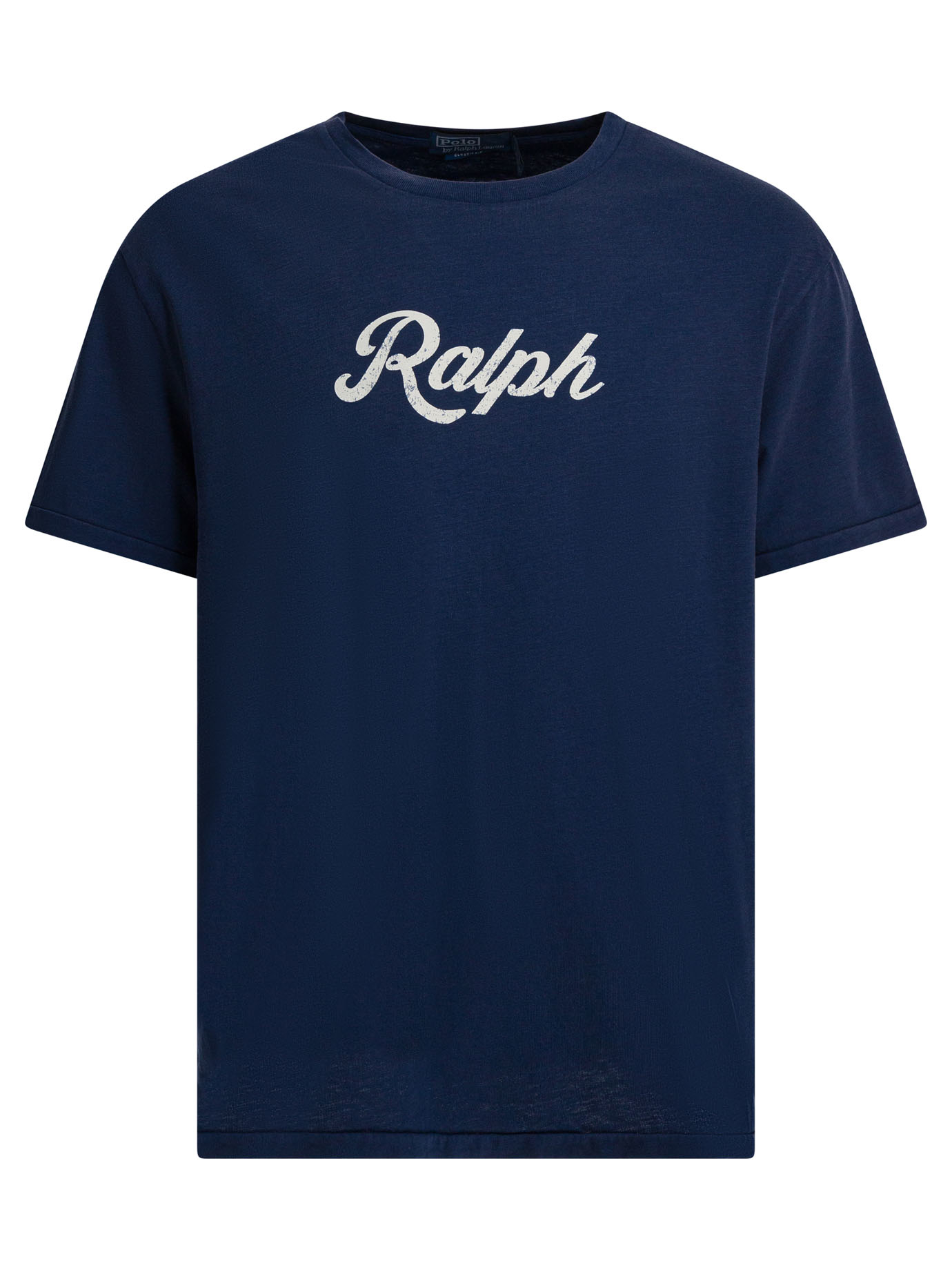 [Polo Ralph Lauren] T-shirts Short Sleeve FW26 710936401011DARK COBALT/WHITE