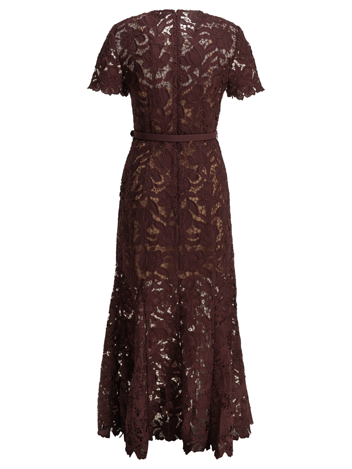 [Self-portrait] Dress FW26 PF26-107M-BUBURGUNDY