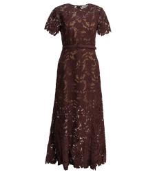 [Self-portrait] Dress FW26 PF26-107M-BUBURGUNDY