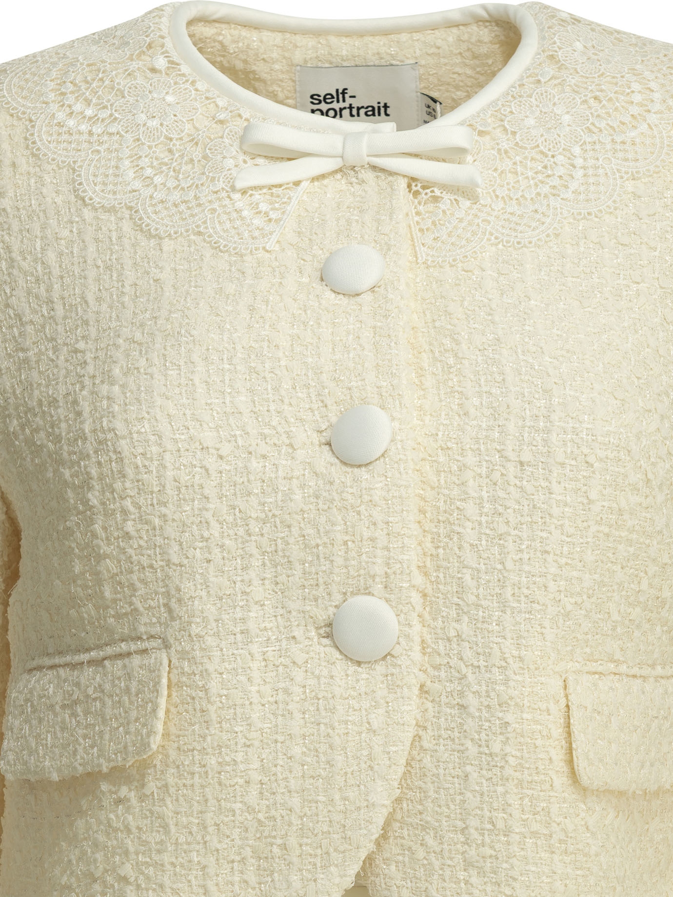 [Self-portrait] Blazer FW26 PF26-002J-CCREAM