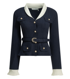 [Self-portrait] Cardigan FW26 PF26-131C-NNAVY