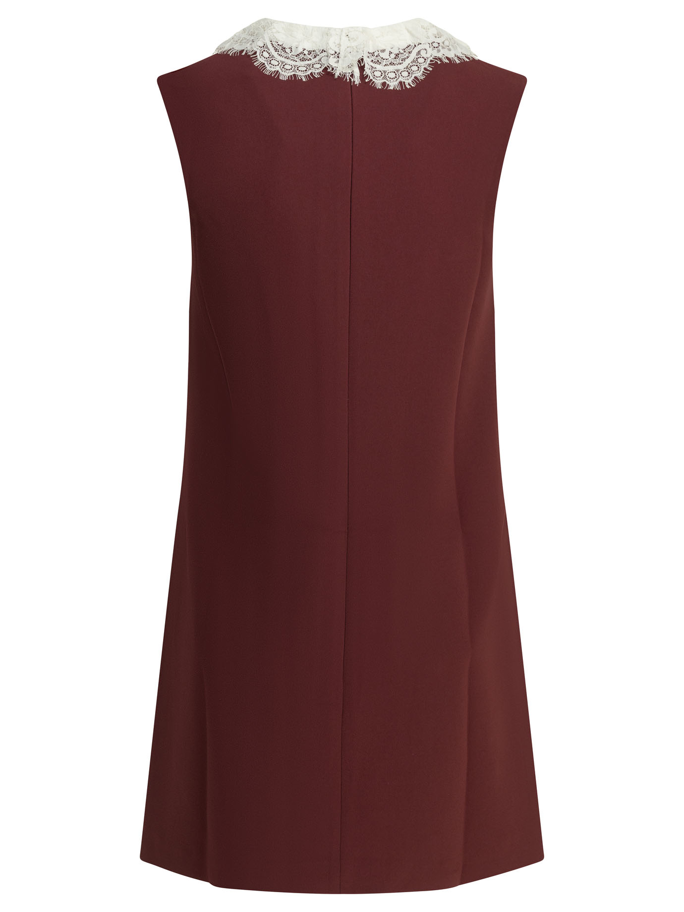 [Self-portrait] Sleeveless dress FW26 PF26-001SB-BUBURGUNDY