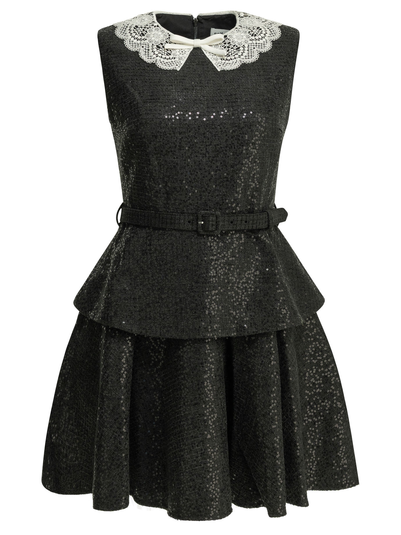 [Self-portrait] Dress FW26 PF26-002S-BBLACK