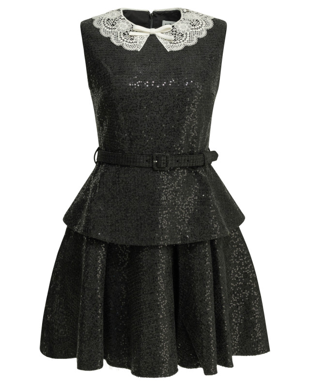 [Self-portrait] Dress FW26 PF26-002S-BBLACK