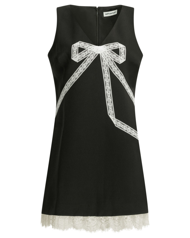 [Self-portrait] Dress FW26 PF26-004S-BBLACK