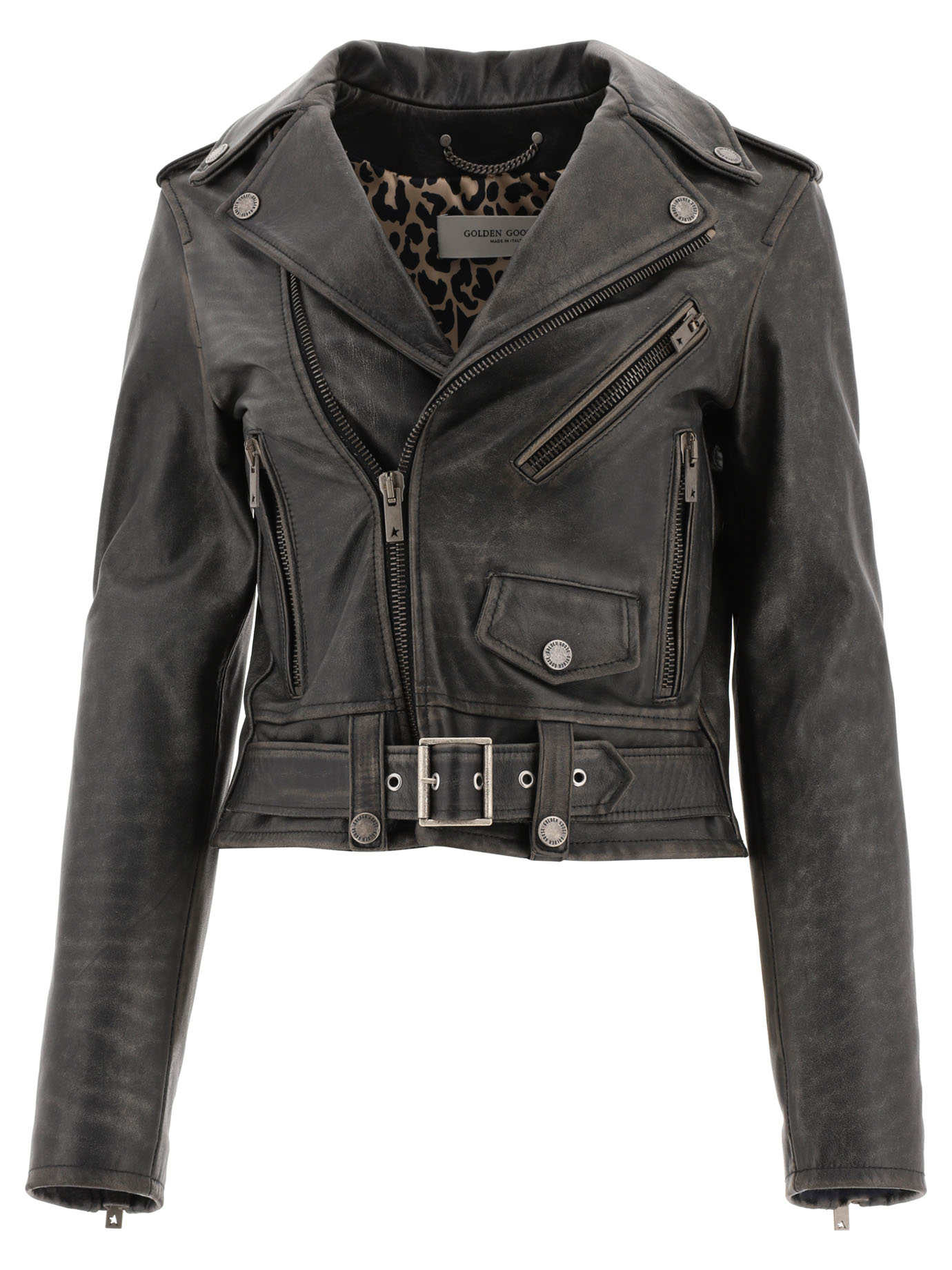 [Golden Goose] Leather Jacket FW26 GWP00848P00064790100