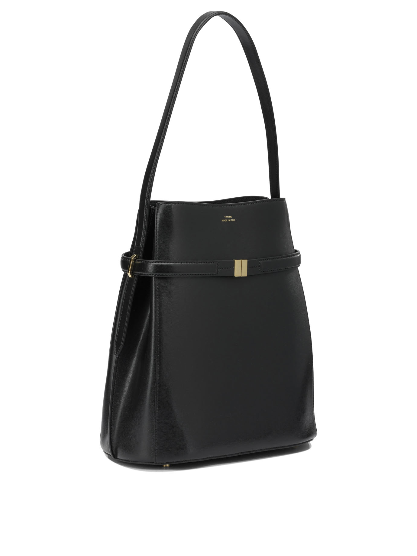 [TOTEME] Shoulder bag FW26 244-WAL0048-LE0025-001BLACK