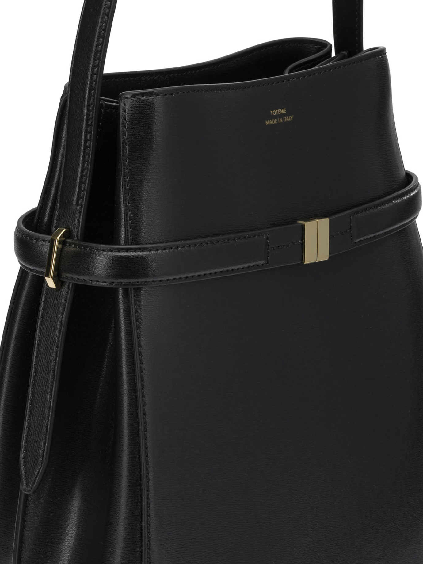 [TOTEME] Shoulder bag FW26 244-WAL0048-LE0025-001BLACK