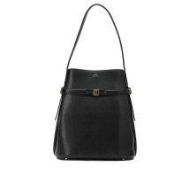 [TOTEME] Shoulder bag FW26 244-WAL0048-LE0025-001BLACK