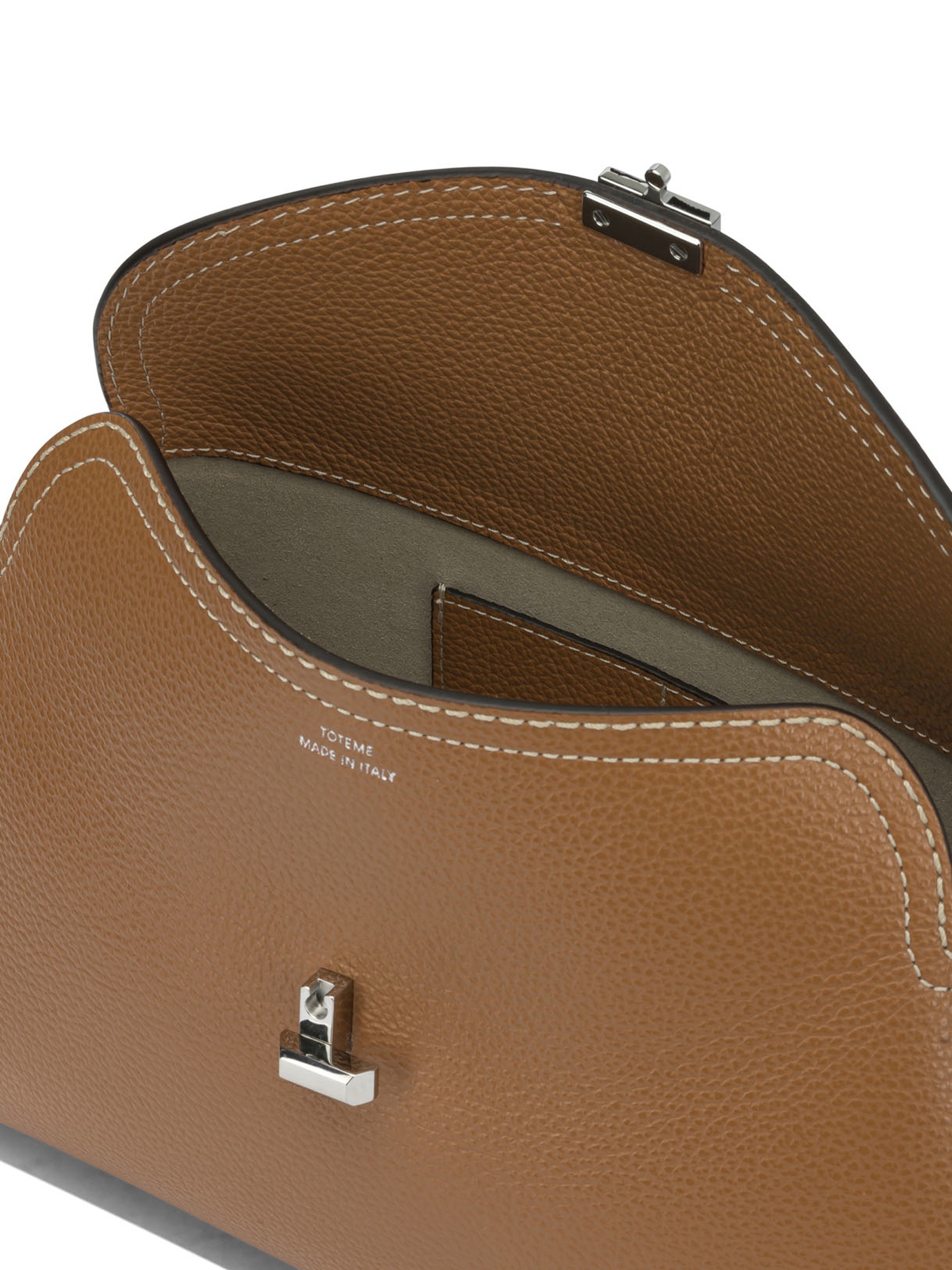[TOTEME] Clutch bag FW26 234-WLGBG423-LE0030-105TAN