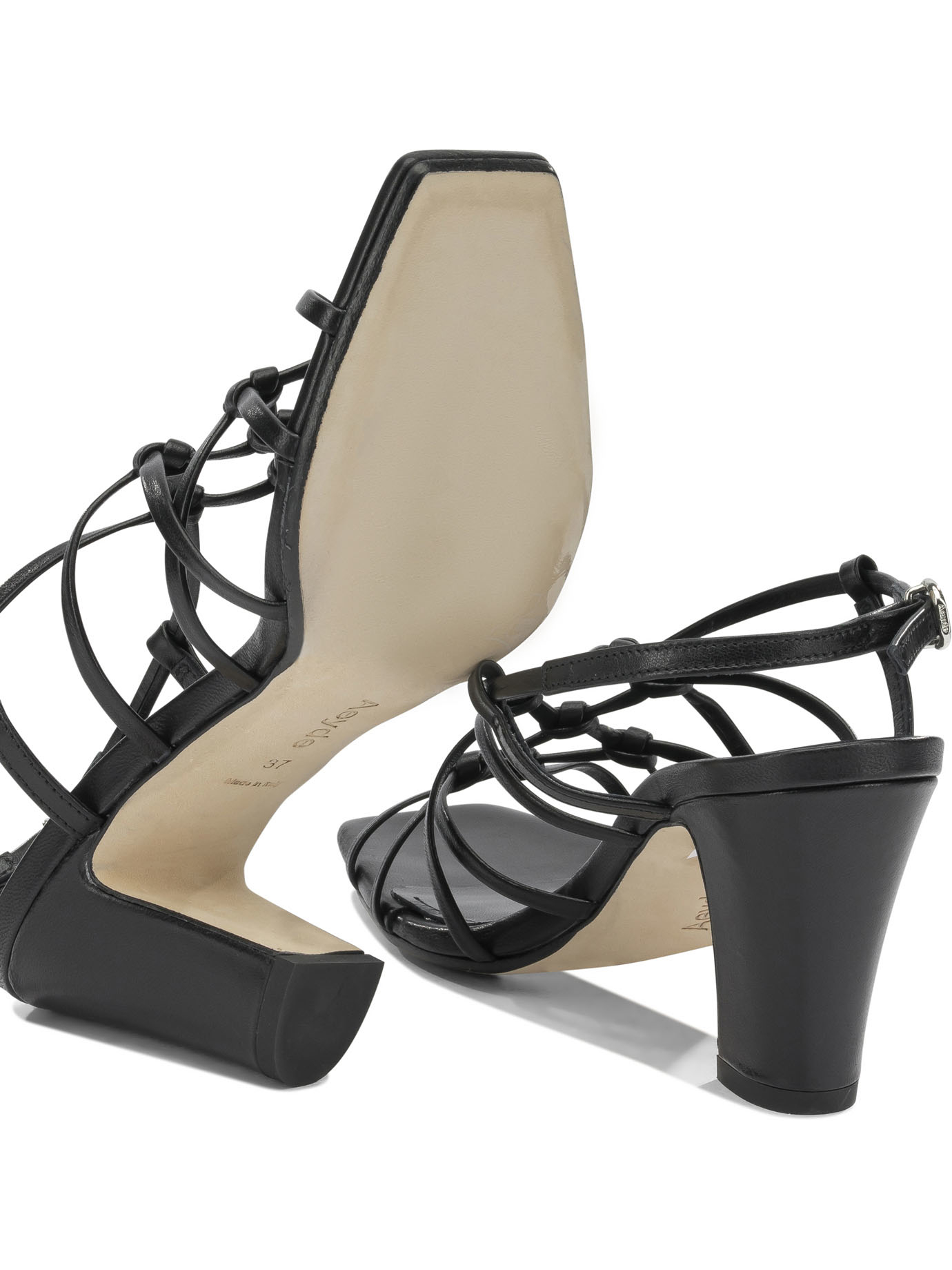 [Aeyde] Sandals FW26 ACACIANAPPA LEATHERBLACK