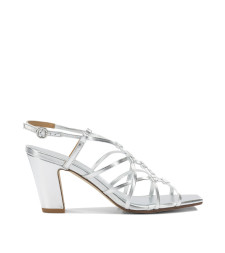 [Aeyde] Sandals FW26 ACACIALAMINATED NAPPA LEATHERSILVER
