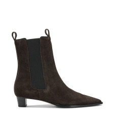 [Aeyde] Ankle Boots FW26 KIKICOW SUEDE LEATHER MOKA