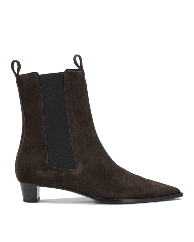 [Aeyde] Ankle Boots FW26 KIKICOW SUEDE LEATHER MOKA