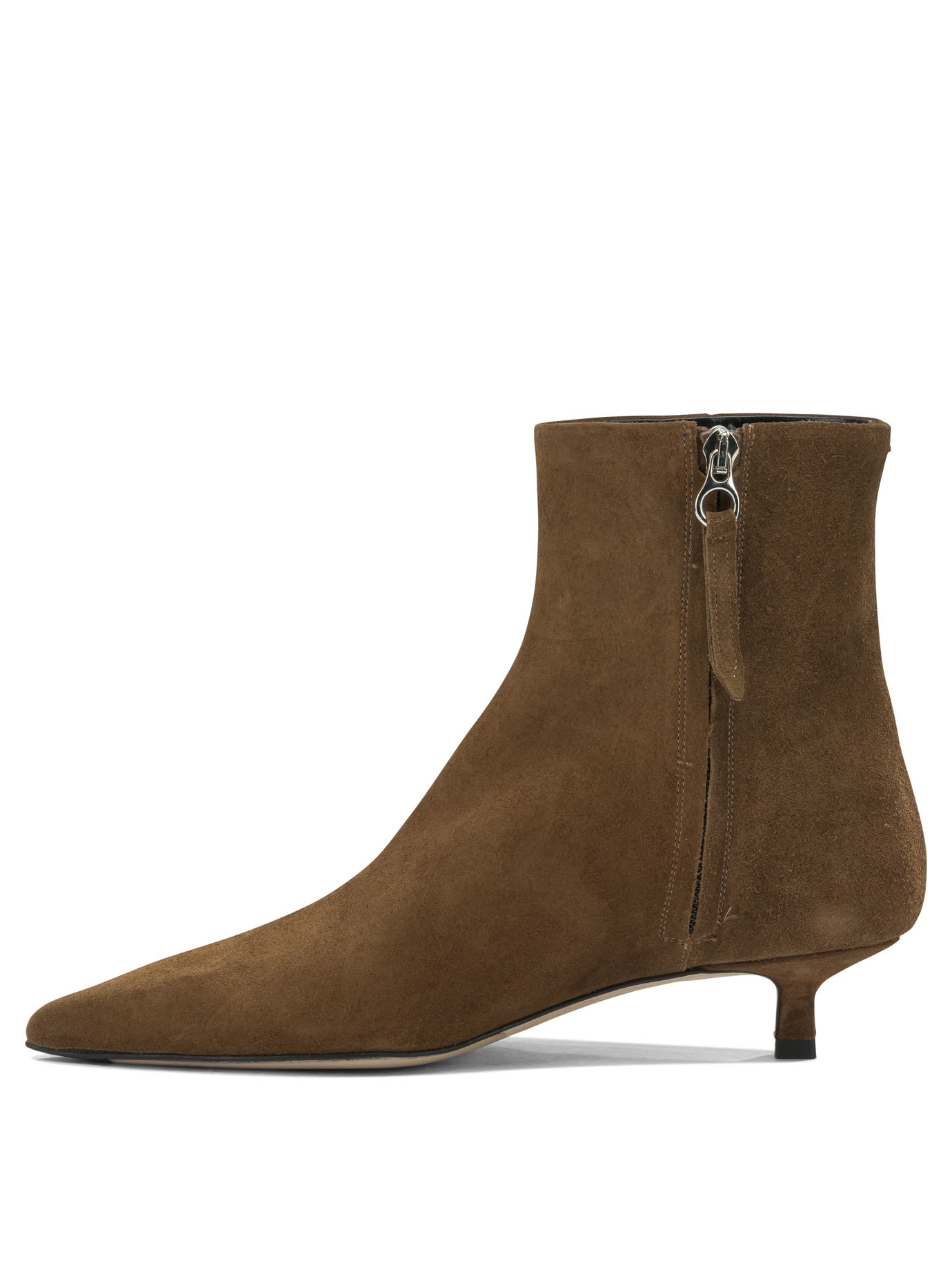 [Aeyde] Boots FW26 SOFIECOW SUEDE LEATHER TOBACCO