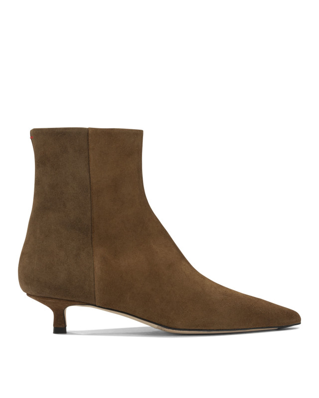 [Aeyde] Boots FW26 SOFIECOW SUEDE LEATHER TOBACCO
