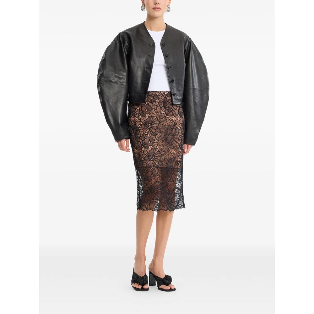 [ROTATE] Leather Jacket FW26 116172100 FITTED 100