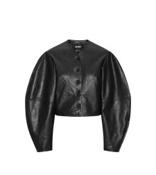 [ROTATE] Leather Jacket FW26 116172100 FITTED 100