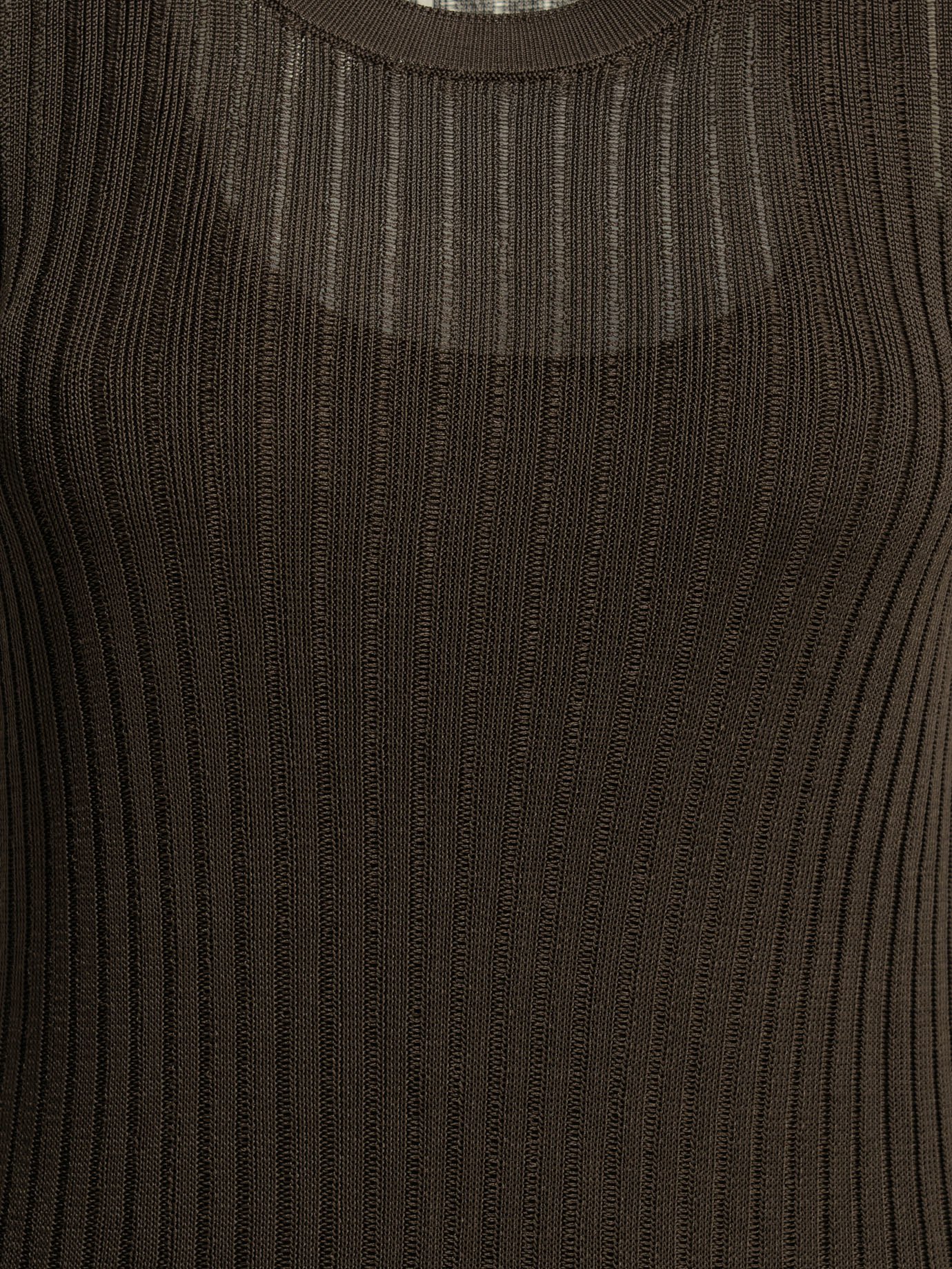 [LouLou De Saison] Sleeveless dress SS26 ICARIABROWN