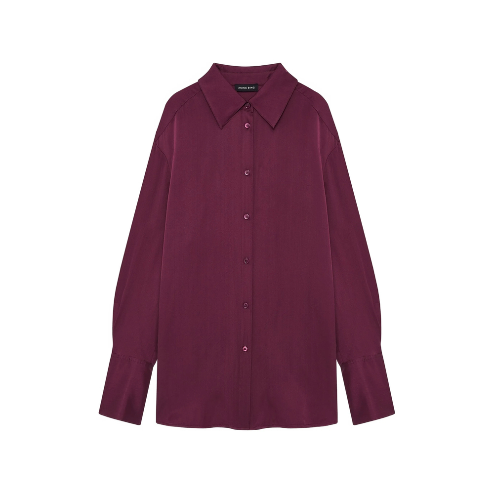 [Anine Bing] Shirts Long Sleeve FW26 A-07-12772  BGN28