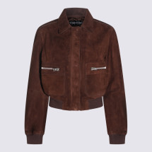 [Tom Ford] Leather Jacket SS26 CSL794LEX417EBB