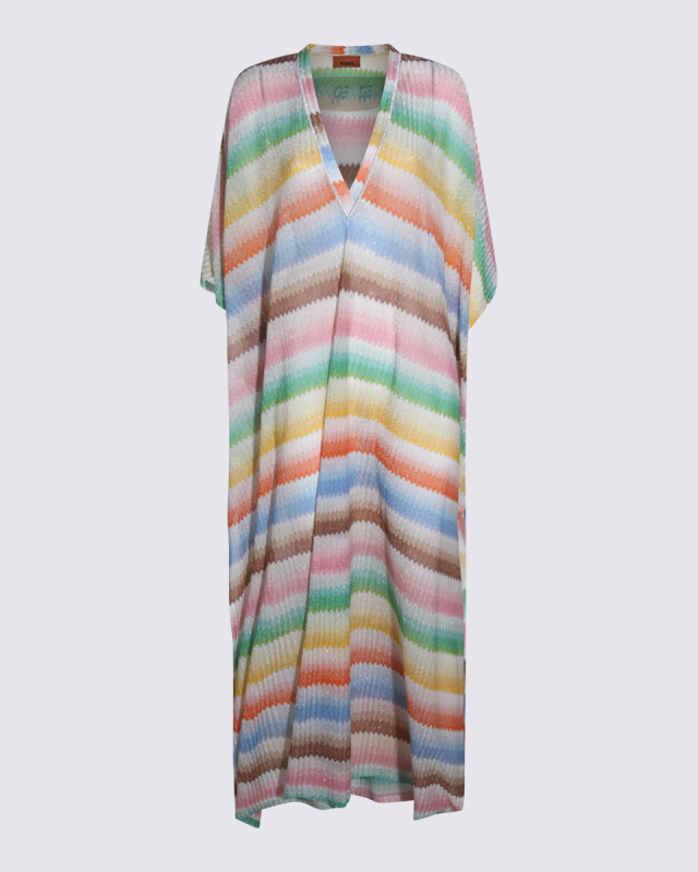 [MISSONI] Long sleeve dress SS26 MS26SQ1TBR014GSM9X2