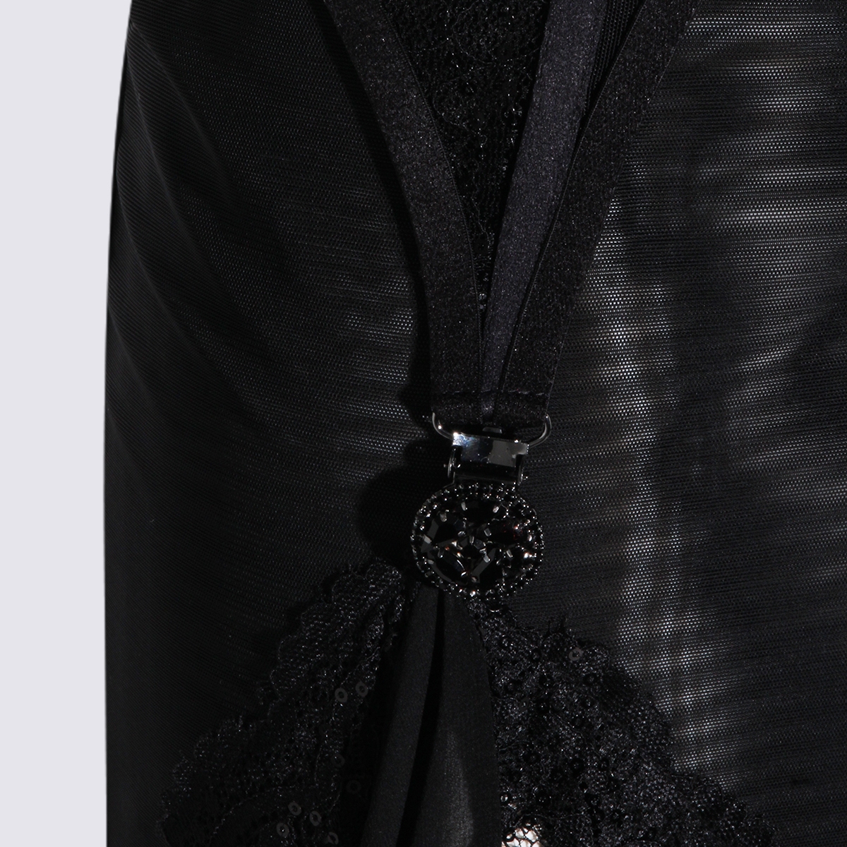 [NISSA] Sleeveless dress SS26 RRS16330BLACK