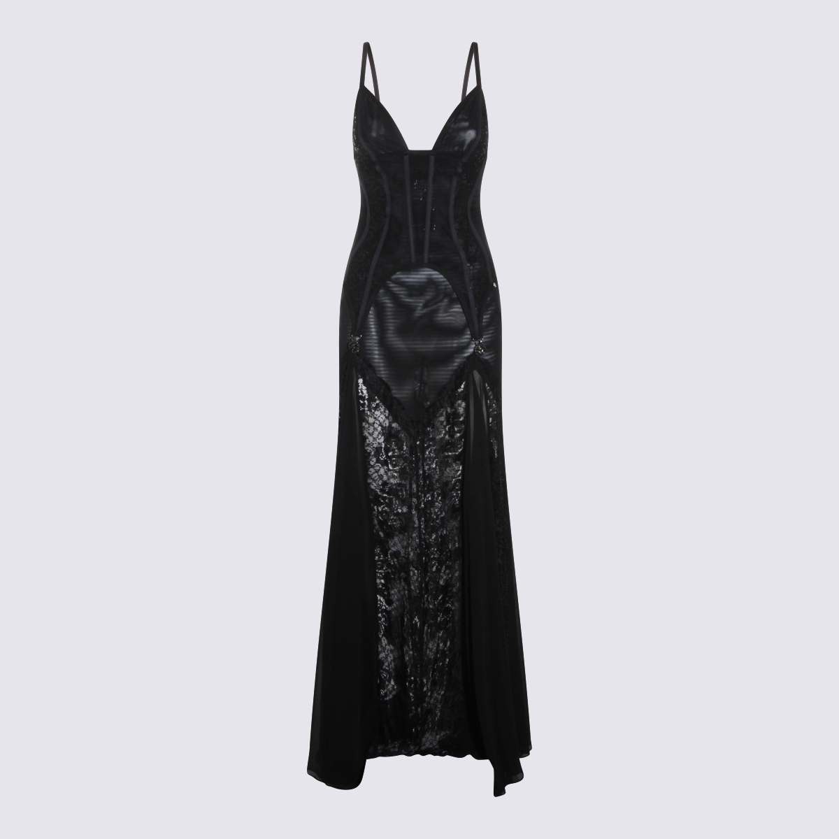 [NISSA] Sleeveless dress SS26 RRS16330BLACK