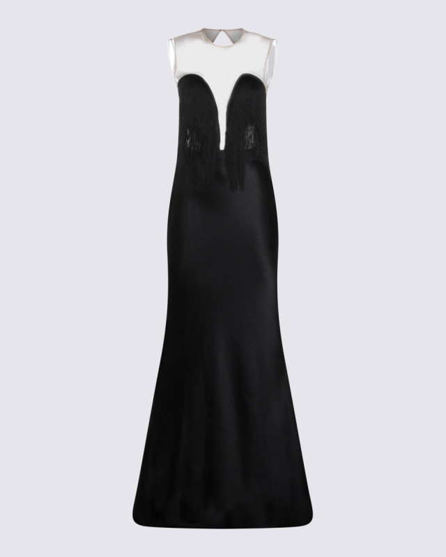 [NISSA] Sleeveless dress SS26 RRS16302BLACK