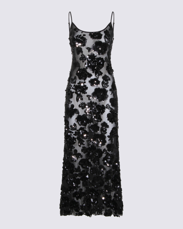 [NISSA] Sleeveless dress SS26 RRS16261BLACK