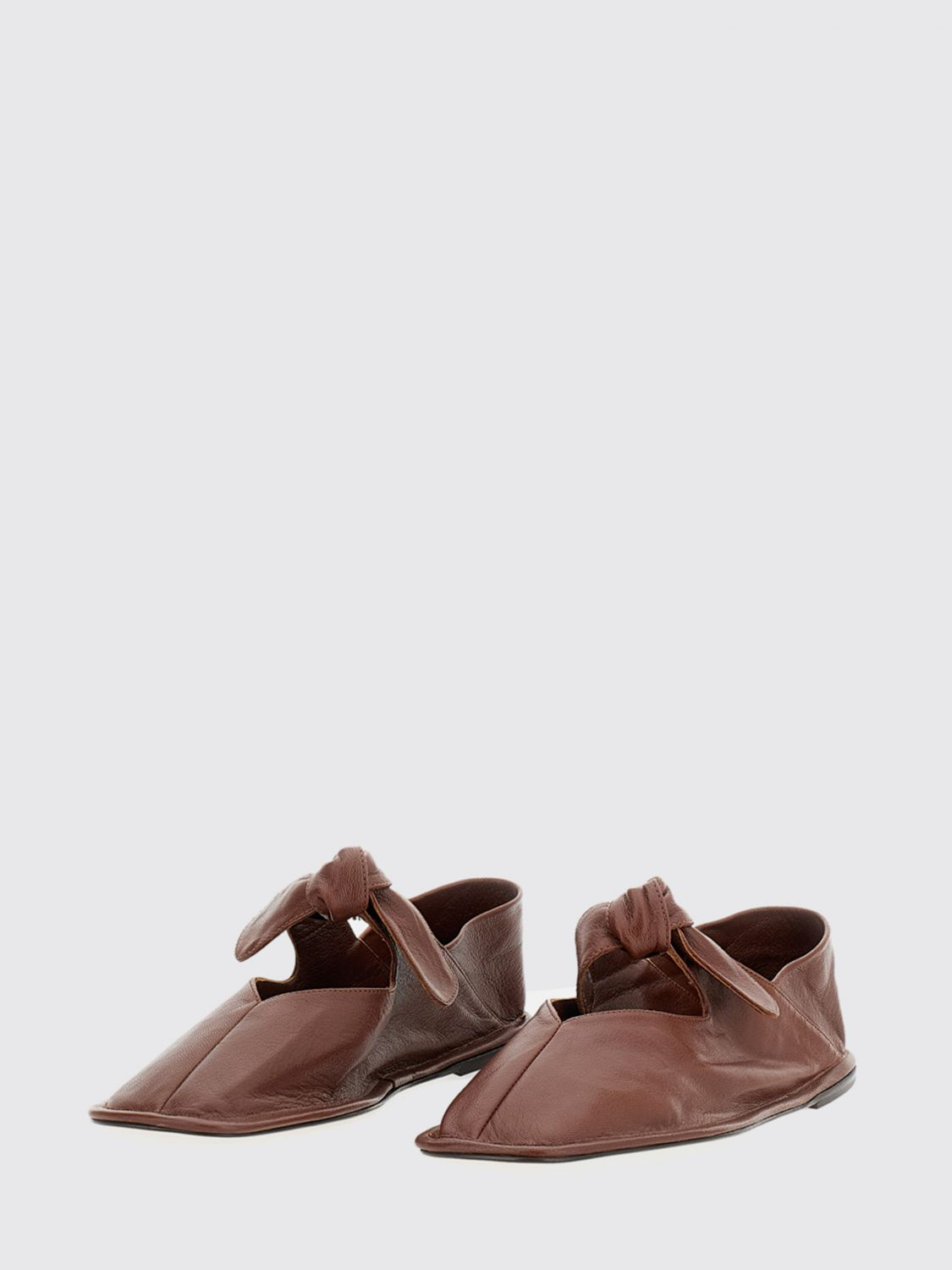 [HEREU] Flat shoes SS26 LLSSWFA24 CHESTNUT