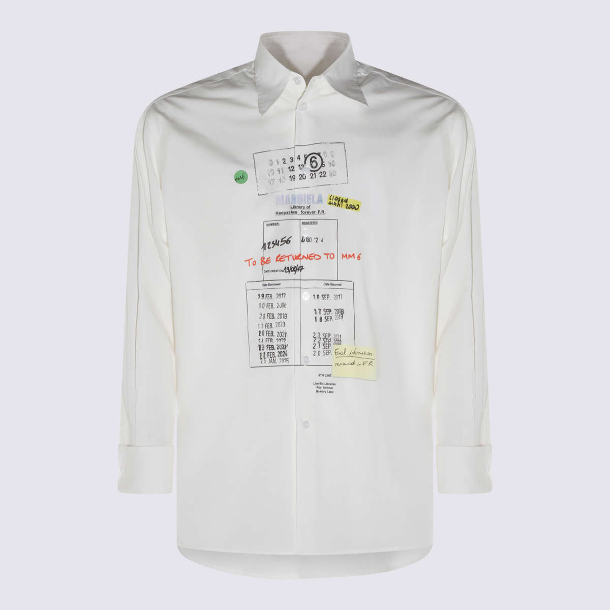 [MM6 Maison Margiela] Shirts Long Sleeve SS26 S52DL0237M35480101