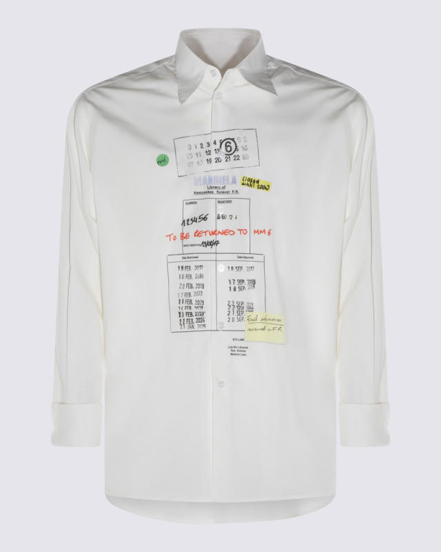 [MM6 Maison Margiela] Shirts Long Sleeve SS26 S52DL0237M35480101