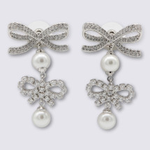 [Self - portrait] Earring SS26 RS26629ESLSILVER