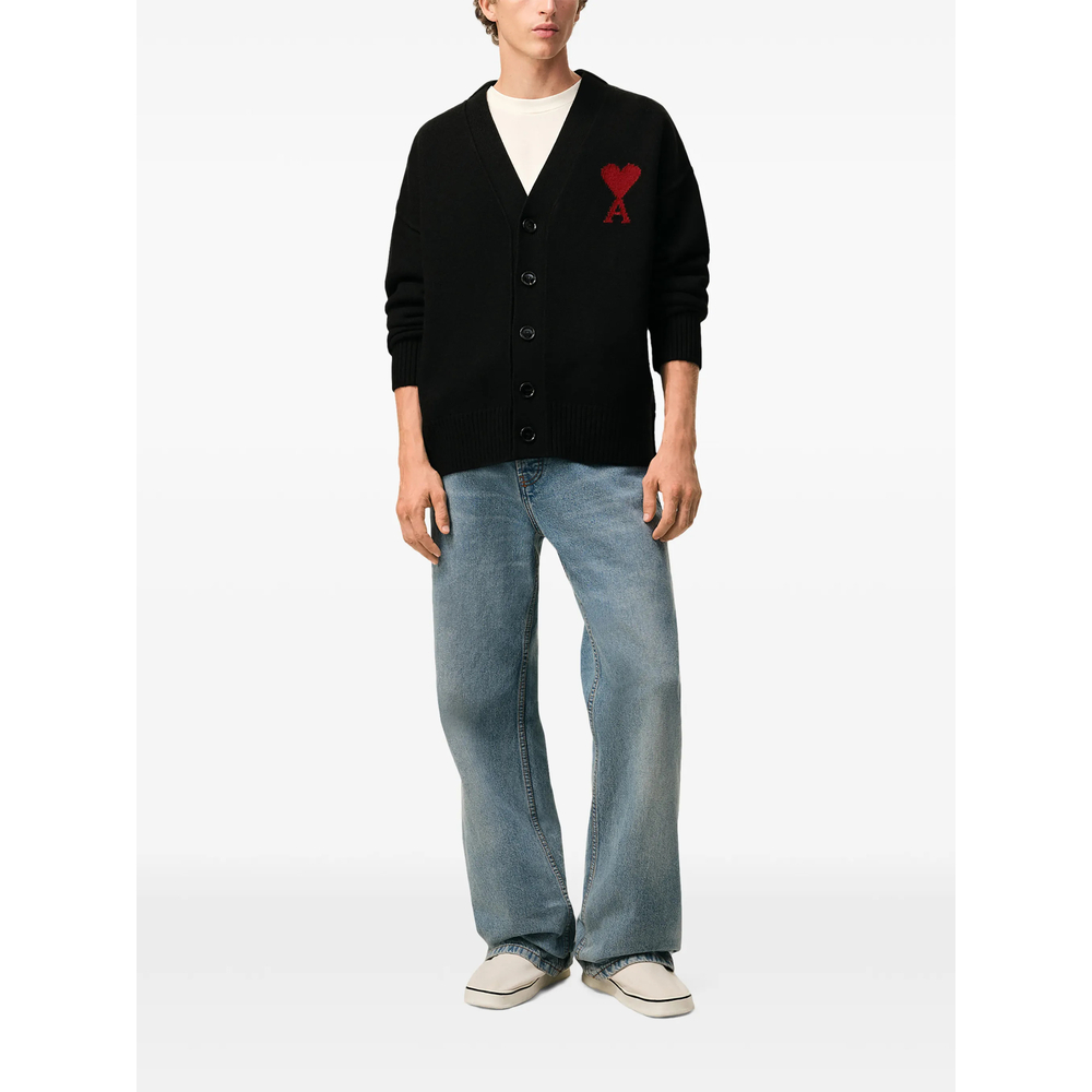 [Ami Paris] Cardigan FW26 UKC367.018  009