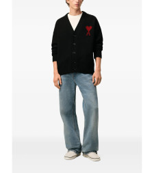 [Ami Paris] Cardigan FW26 UKC367.018  009